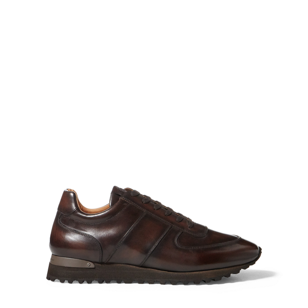 RALPH LAUREN PURPLE LABLE スエードスニーカー Ralph Lauren Purple label - Severn Suede Sneakers - Green