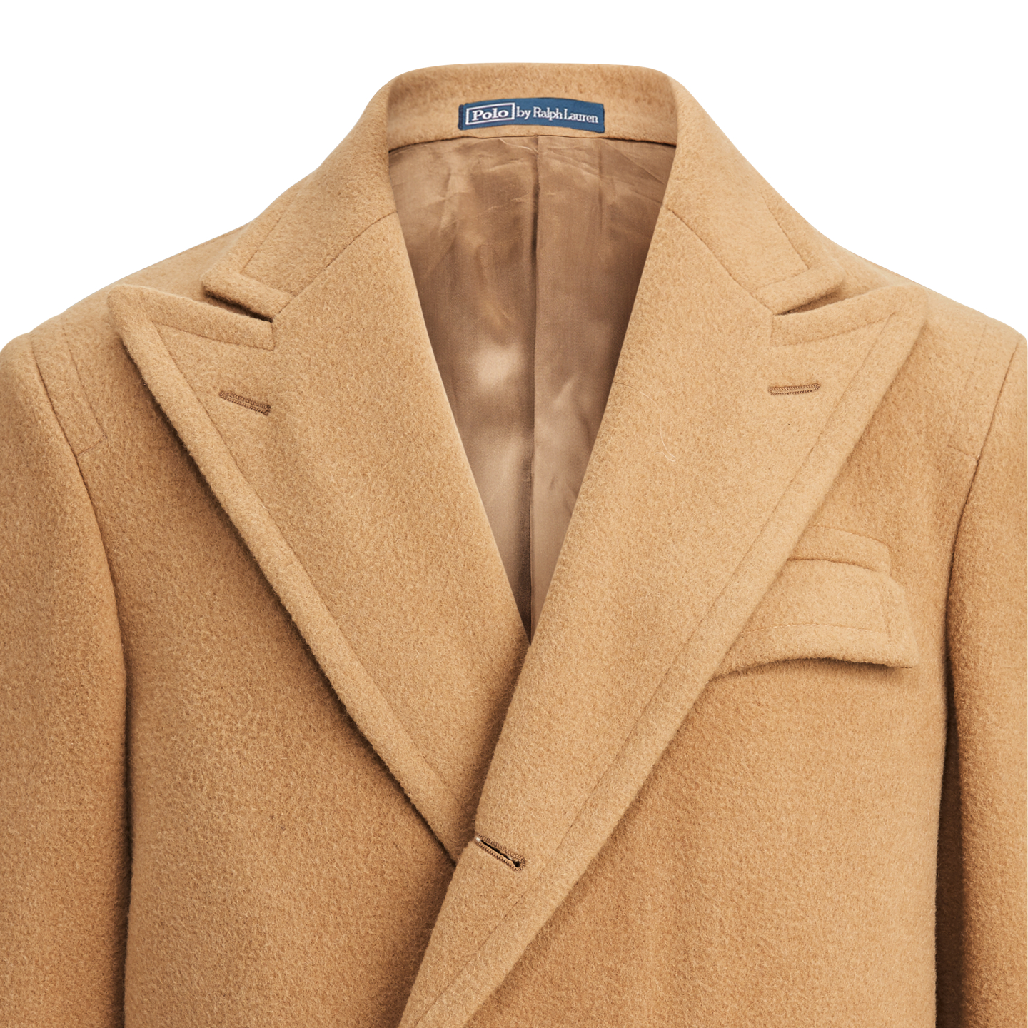 Мужское пальто Ralph Lauren The Camel-Hair Polo Coat, цвет: Верблюжий — фото 8