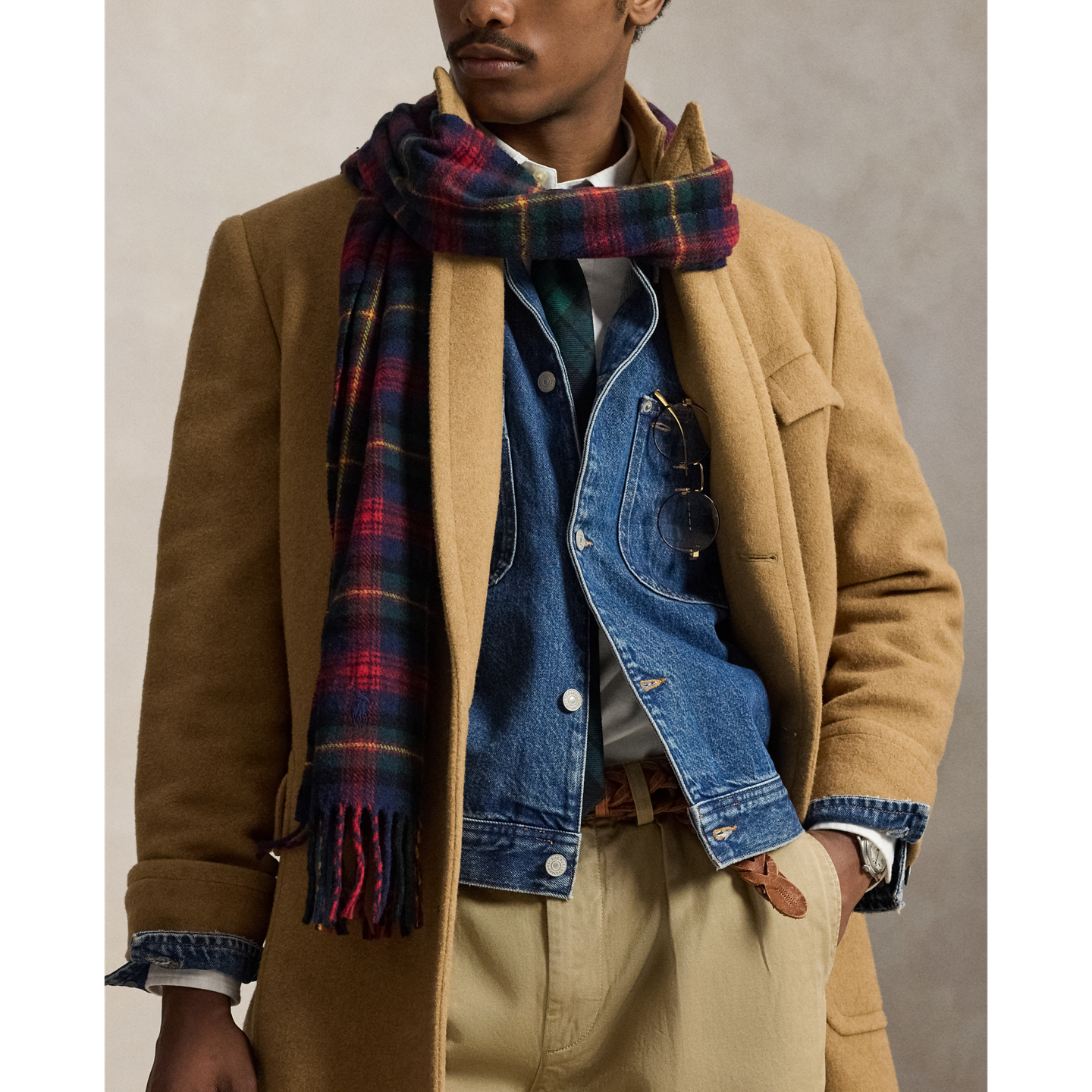 Мужское пальто Ralph Lauren The Camel-Hair Polo Coat, цвет: Верблюжий — фото 5