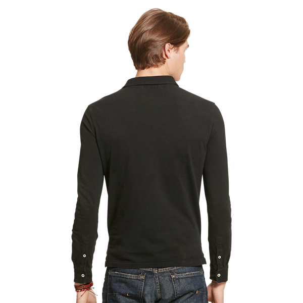 Polo Black Featherweight Mesh Shirt Polo Ralph Lauren 2