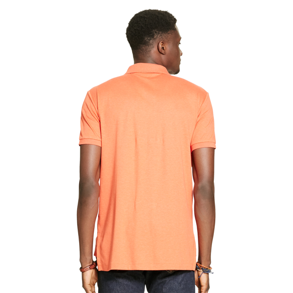 Bittersweet Heather Custom Fit Cotton Polo Shirt Polo Ralph Lauren 2