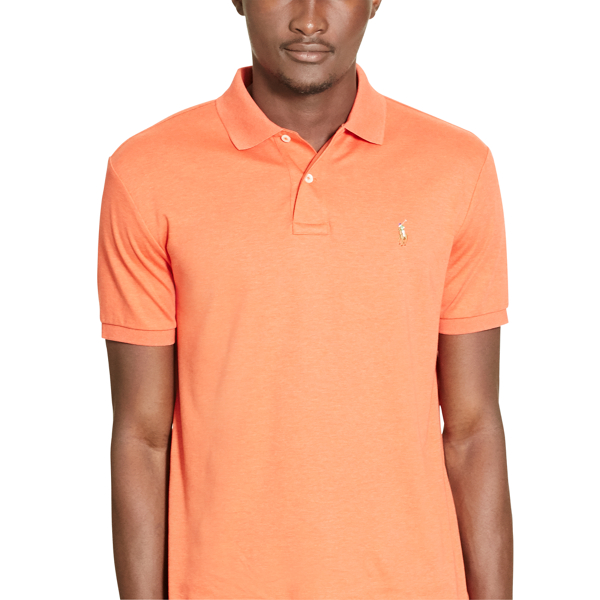Bittersweet Heather Custom Fit Cotton Polo Shirt Polo Ralph Lauren 3