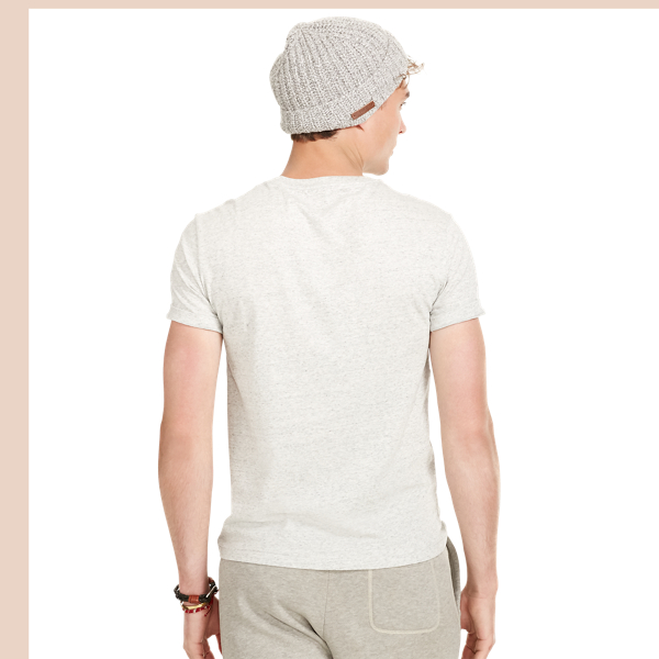 Lawrence Grey Heather Custom Slim Fit Cotton Tshirt Polo Ralph Lauren 2