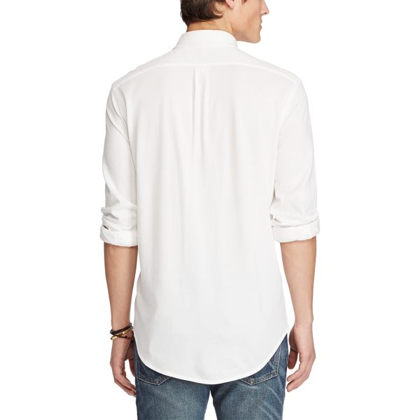 White Knit&nbsp;Oxford Shirt Polo Ralph Lauren 4