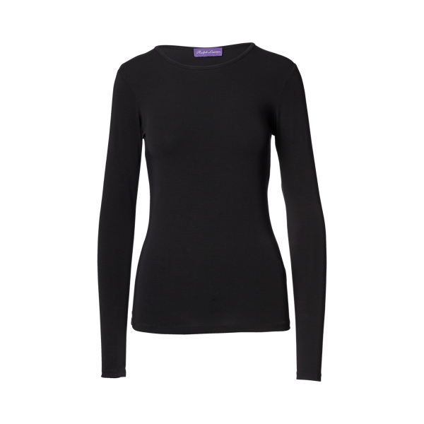Crewneck Long-Sleeve Tee Ralph Lauren Collection 1