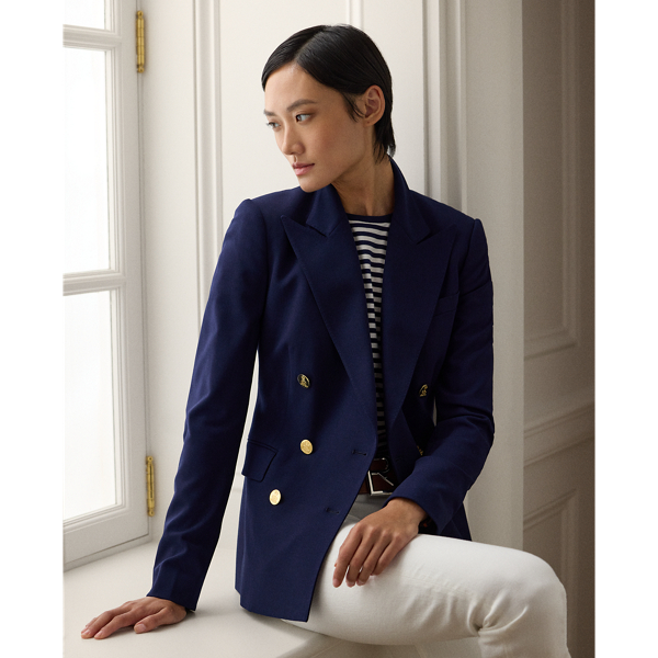 Ralph lauren blue blazer ladies online