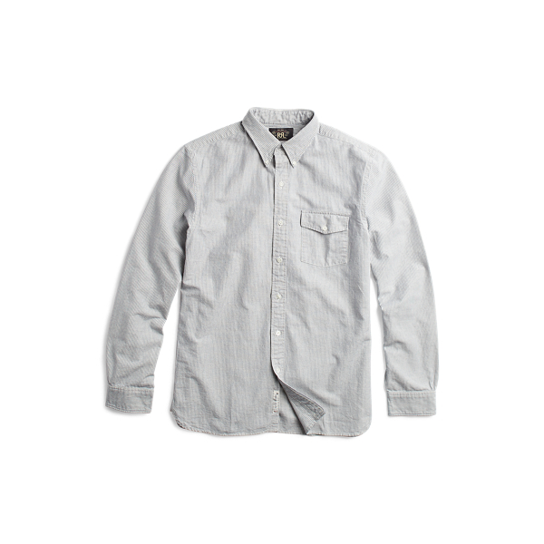 Striped Selvedge Oxford Shirt Classic Fit Casual Shirts Ralph Lauren