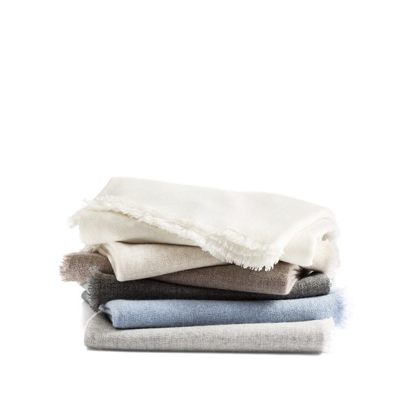 Cream Everett Cashmere Throw Blanket Ralph Lauren Home 2