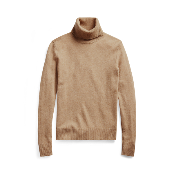 Pull &agrave; col roul&eacute; cintr&eacute; en cachemire Polo Ralph Lauren en 1