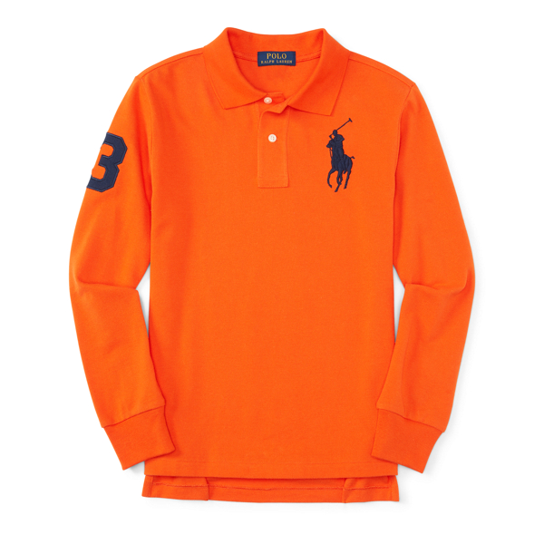 Big Pony Long Sleeve Polo fur Jungen Ralph Lauren DE