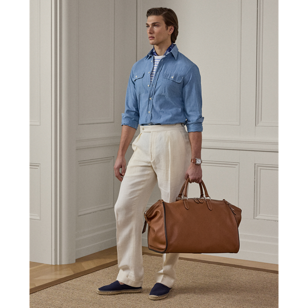 Saddle Calfskin Weekender