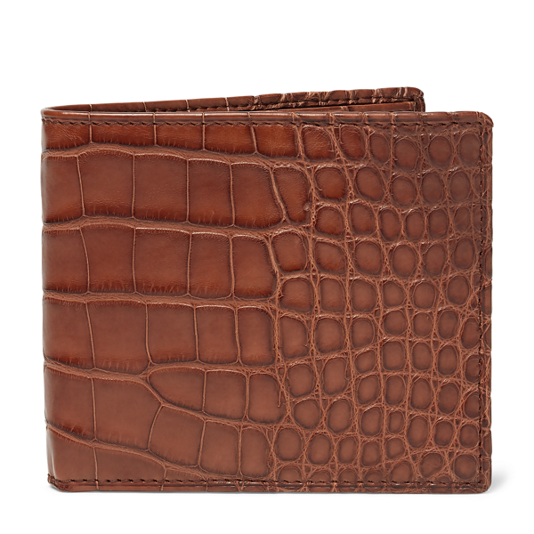 Burnished Alligator Wallet Purple Label 1