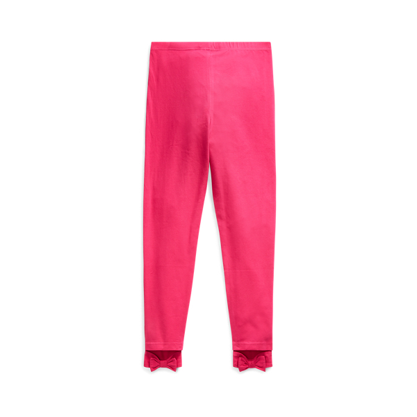 Sport Pink Bow-Back Jersey Legging Girls 7-16 2