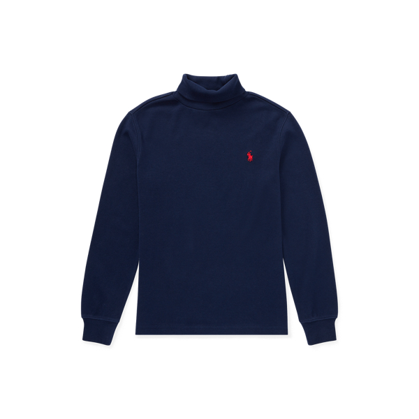 Cotton Interlock Turtleneck Boys 2-7 1