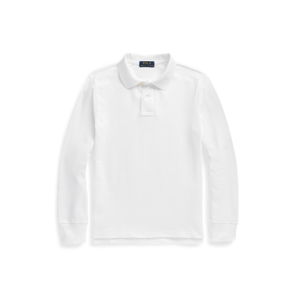 Camisa Polo em malha de algod&atilde;o para rapaz