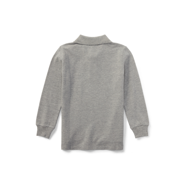 Polo en coton piqu&eacute; gar&ccedil;ons Create Your Own en Gris chin&eacute; Andover 2