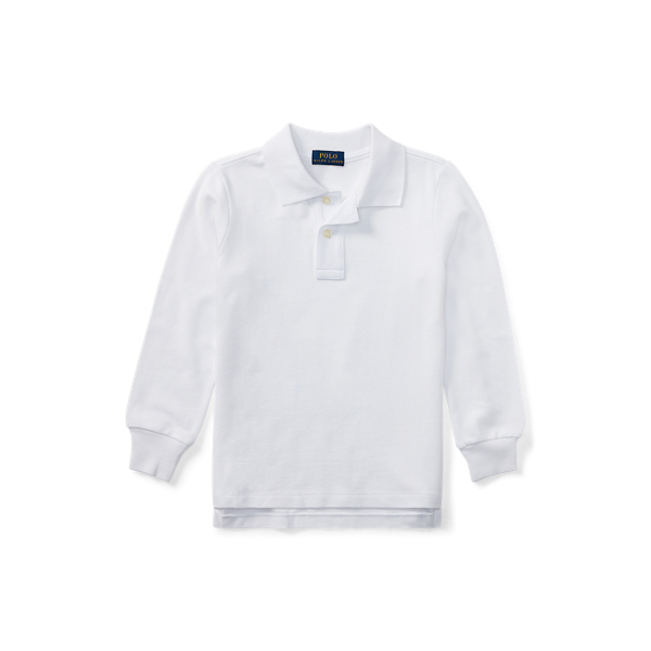 Camisa Polo em malha de algod&atilde;o para rapaz