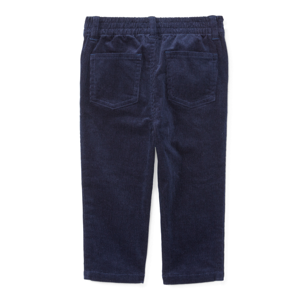 Newport Navy Stretch Corduroy Pant Baby Girl 2