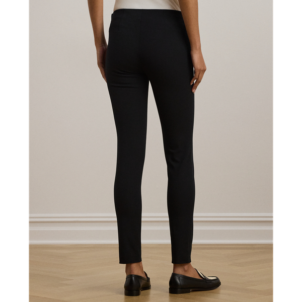 Skinny-Fit Hose aus Baumwollstretch Lauren Petite in Schwarz 5