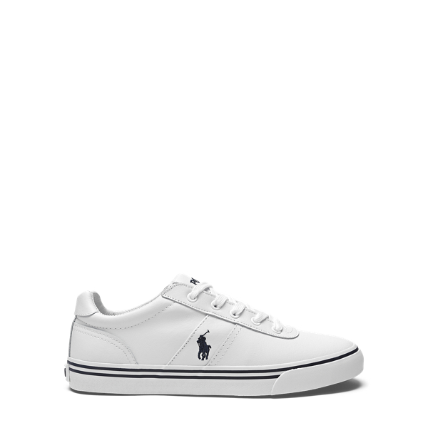 White Hanford Leather Trainer Polo Ralph Lauren 2