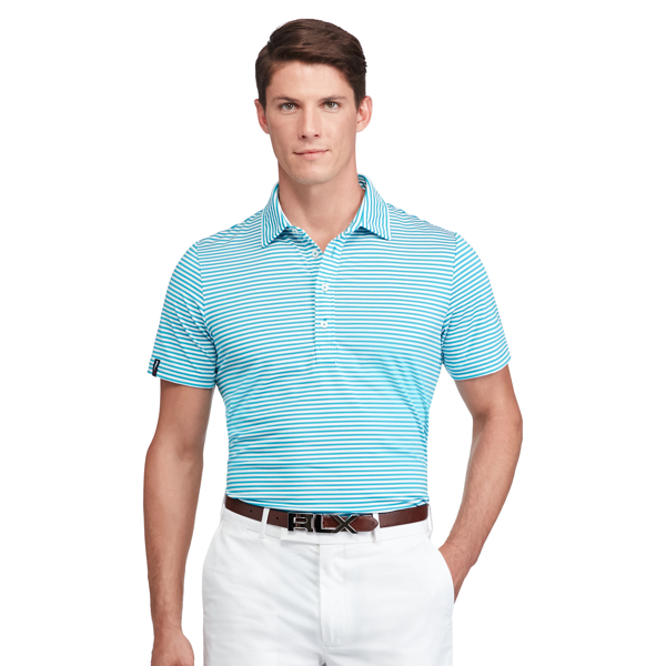 Navy/Sapphire/White/Blaze Active-Fit Performance Polo RLX Golf 1