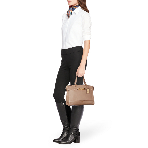 Darwin Tumbled Leather Satchel