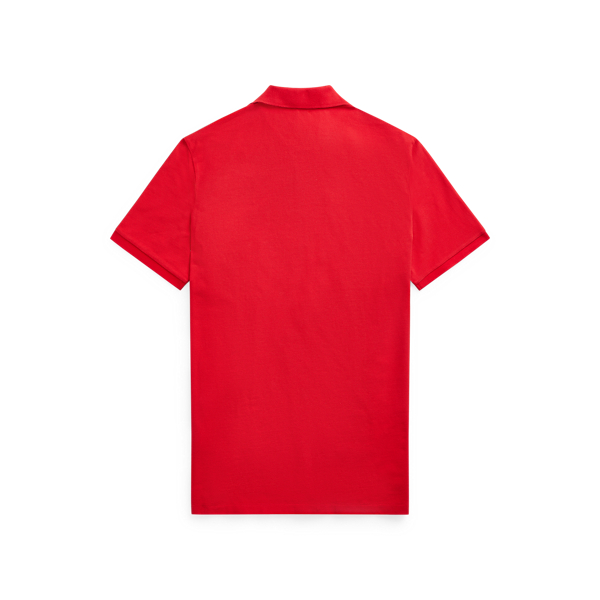Classic Fit Mesh Polo Shirt Polo Ralph Lauren w Czerwony 2