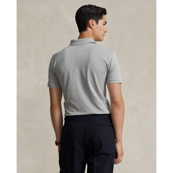 Stretch-Piqu&eacute;-Polo im Slim-Fit Polo Ralph Lauren in Andover meliert 5