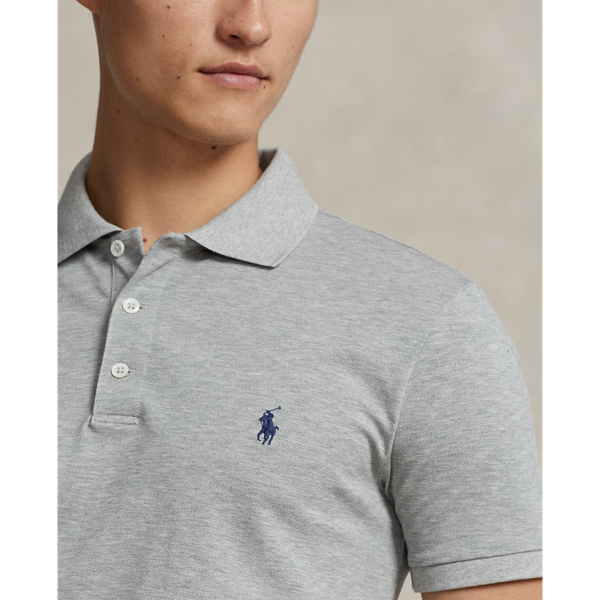 Stretch-Piqu&eacute;-Polo im Slim-Fit Polo Ralph Lauren in Andover meliert 6