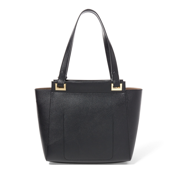 Black Carlisle Faux-Leather Shopper Lauren 2