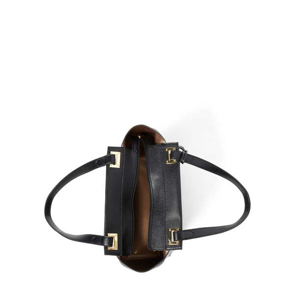 Black Carlisle Faux-Leather Shopper Lauren 3