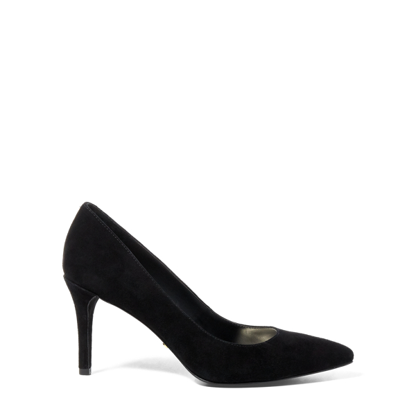 Black Reave Suede Pump Lauren 3