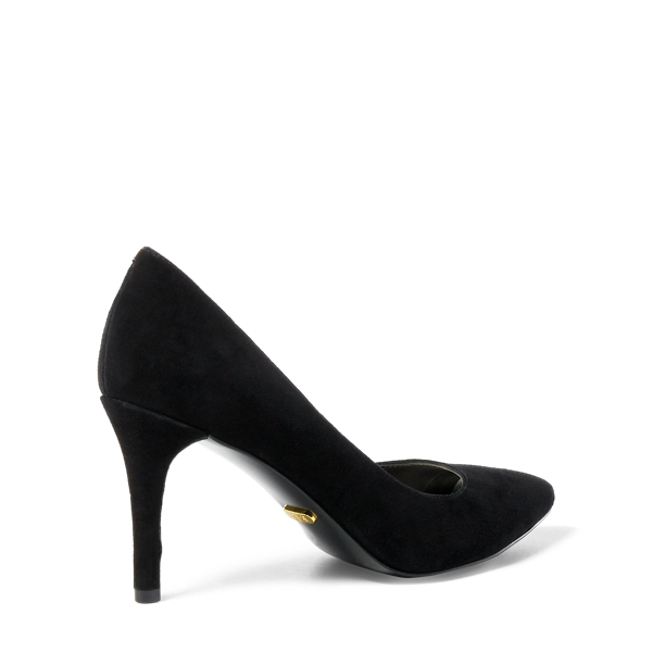 Black Reave Suede Pump Lauren 4
