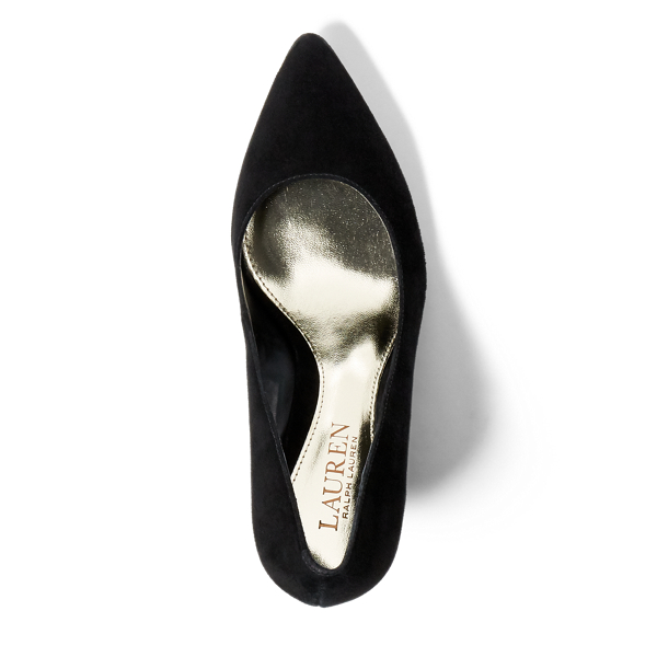 Black Reave Suede Pump Lauren 5
