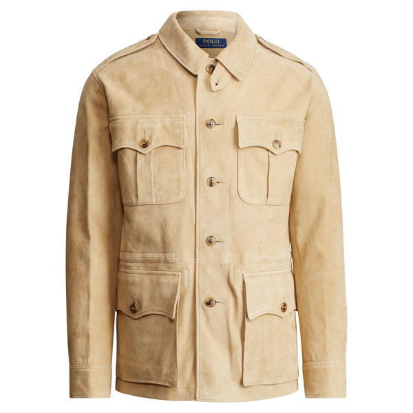 Suede Safari Jacket Polo Ralph Lauren 1