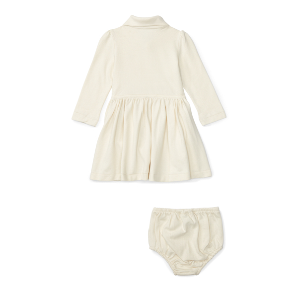 Herbal Milk Cotton Polo Dress & Bloomer Baby Girl 2