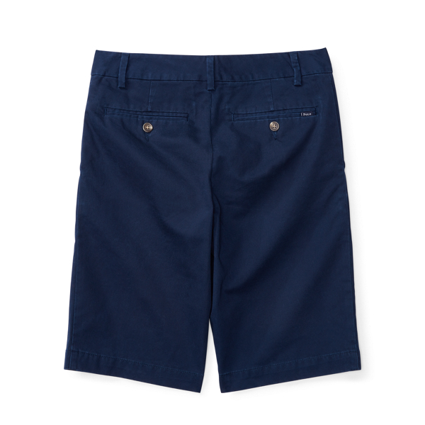True Navy Slim-Fit Cotton Twill Short Boys 2-7 2