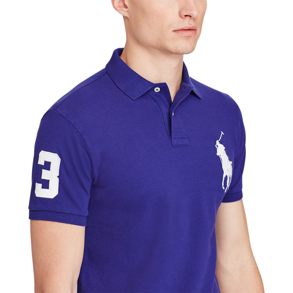 Royal Marine Slim Fit Mesh Polo Shirt Polo Ralph Lauren 5
