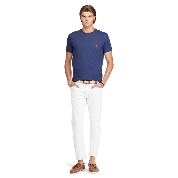 Observer Blue Custom Slim Fit Cotton T-Shirt Polo Ralph Lauren 2