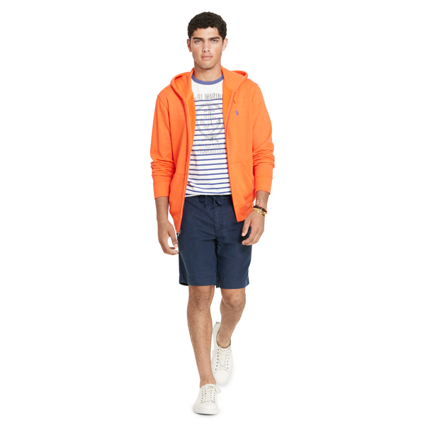 Active Orange French Terry Hoodie Polo Ralph Lauren 2