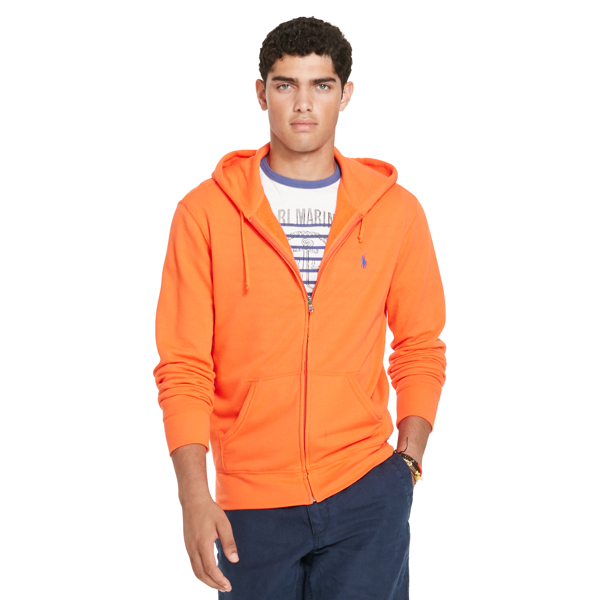 Active Orange French Terry Hoodie Polo Ralph Lauren 6