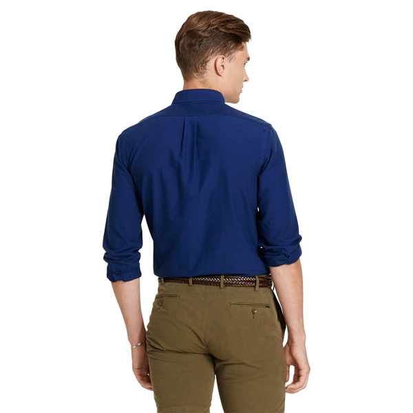 Holiday Navy Classic Fit Cotton Shirt Polo Ralph Lauren 4