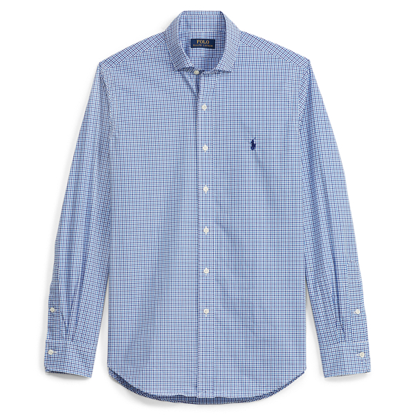 Navy/White Classic Fit Cotton Shirt Polo Ralph Lauren 1