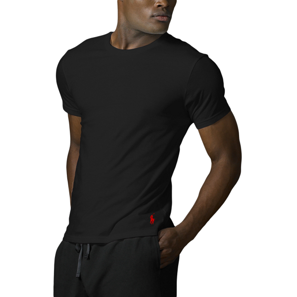 Rundhals-T-Shirt im 2er-Pack Polo Ralph Lauren in 2Pk Black 2