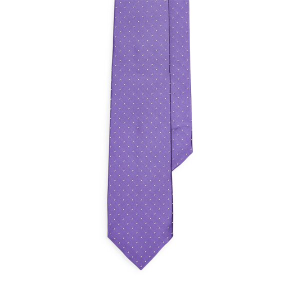Pin Dot Peau de Soie Tie Purple Label 1
