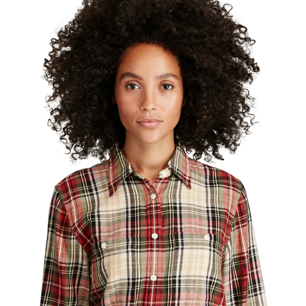 Samson Plaid Rl Utility Shirt Polo Denim & Supply 3