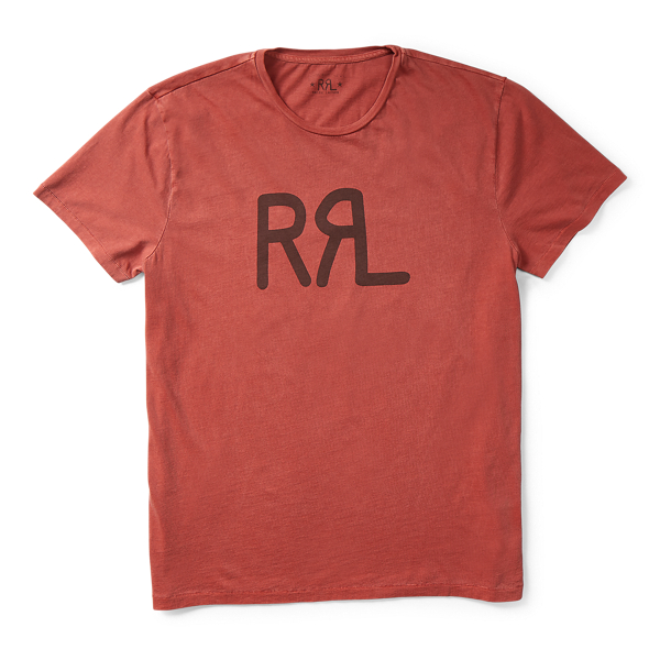 Fox Red Cotton Jersey Graphic T-Shirt RRL 1