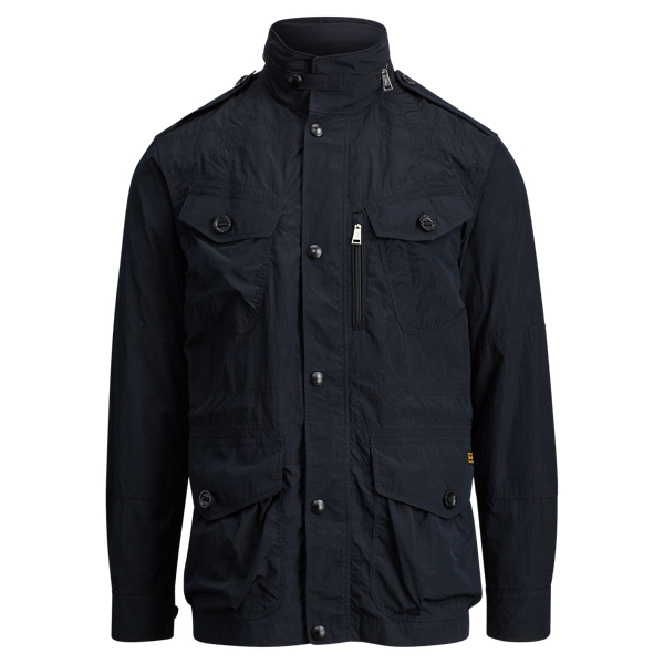 美品 POLO RALPH LAUREN OILED FIELD JACKET Polo Ralph Lauren Waxed Field Jacket Oil Cloth Green at CareOfCarl.com