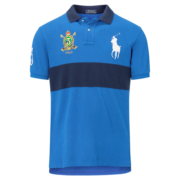 ★★POLO RALPH LAUREN★★ Custom Slim Fit Mesh Polo Shirt Ex Custom Slim Fit Mesh Polo Shirt | Ralph Lauren