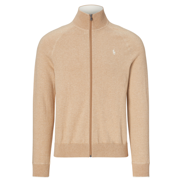 Cotton Full Zip Sweater Cardigan Full Zip Sweaters Ralph Lauren